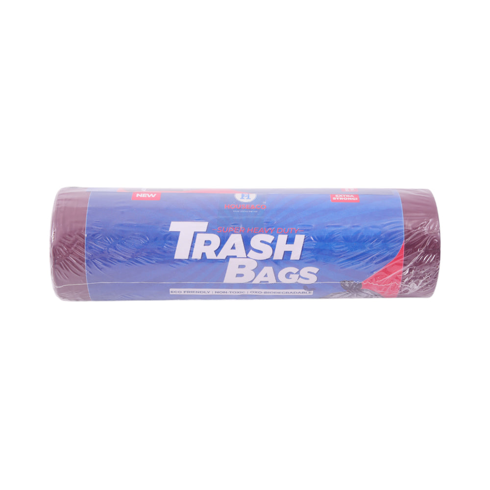 HOUSE&CO TRASH BAG (RED) X-LARGE 27X38 12PCS Default Title - MamasJan Grocery Nonfood