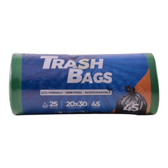 HOUSE&CO TRASH BAG (GRN) MEDIUM 20X30 25PCS Default Title - MamasJan Grocery Nonfood