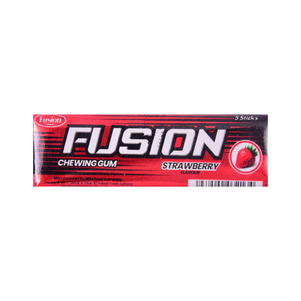 FUSION CHEWING GUM STRAWBERRY FLAVOUR Default Title - MamasJan GroceryFoods
