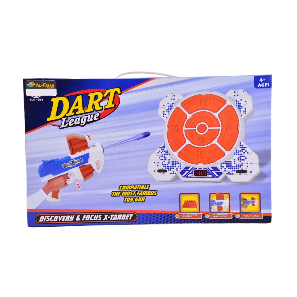 B3233N DART LEAGUE TARGET SHOOTING GUN A.I Default Title - MamasJan Toys