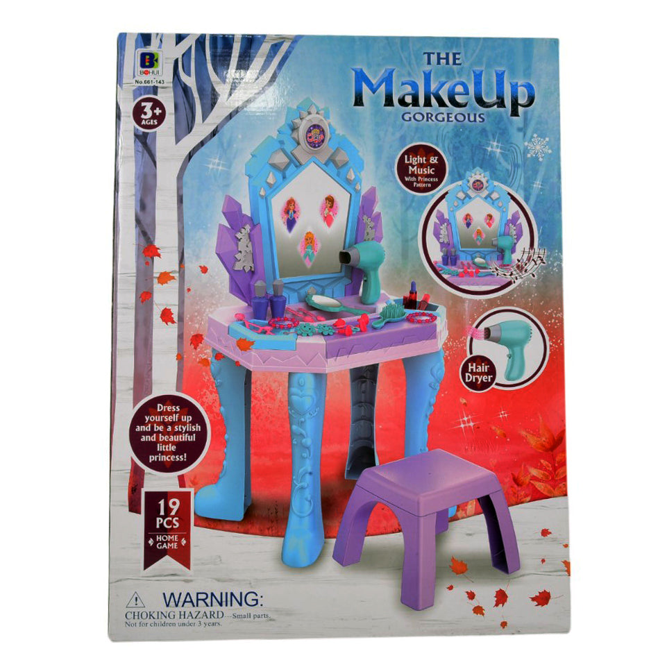 661-143 THE MAKE UP GORGEOUS DRESSING TABLE FROZEN Default Title - MamasJan Toys