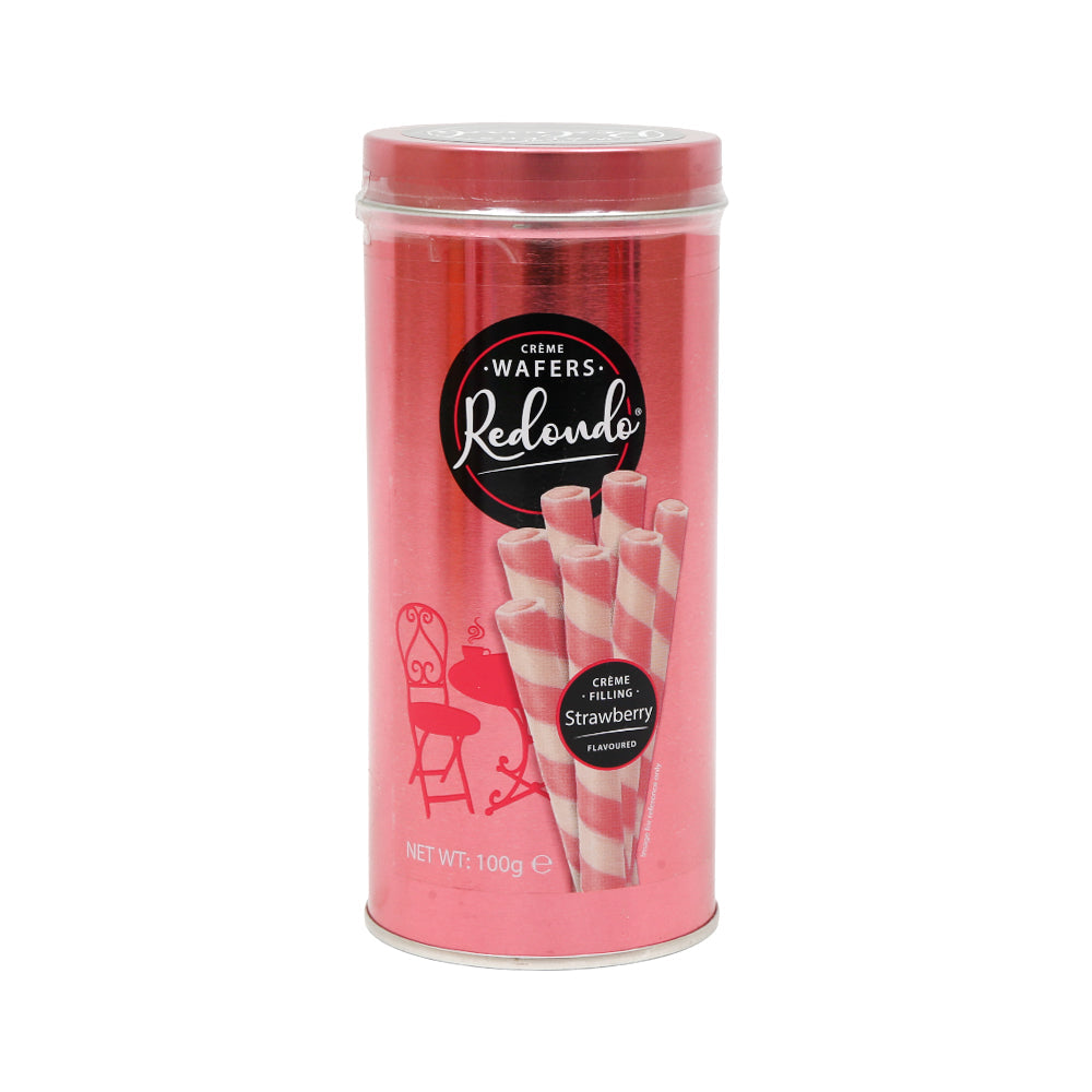 REDONDO WAFER CHOCOLATE STICK STRAWBERRY 100 GM Default Title - MamasJan GroceryFoods
