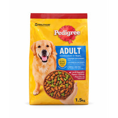 PEDIGREE DOG FOOD ADULT LIVER & VEGETABLE FLAVOR 1.5 KG Default Title - MamasJan Pet Essentials