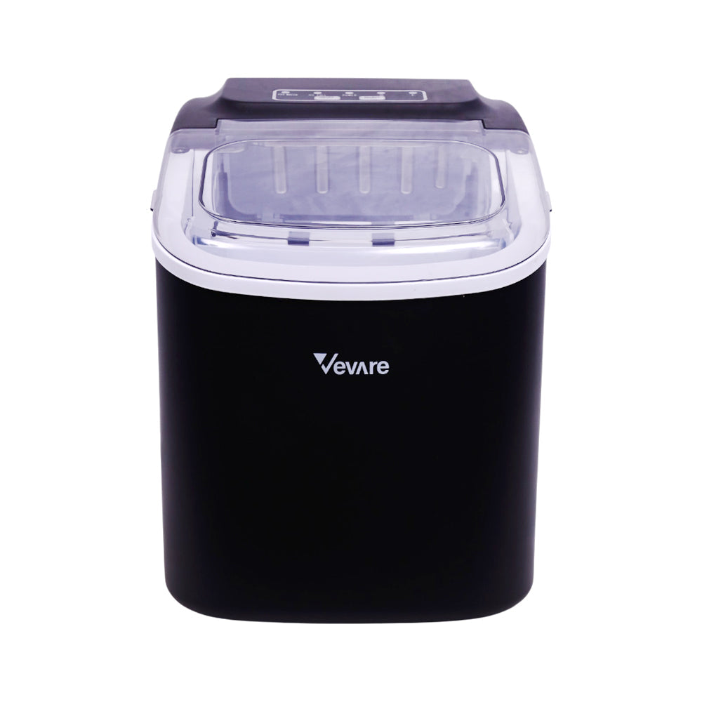 VIVARE ICE MAKING MACHINE 12 KG BLACK A1 Default Title - MamasJan Electronics