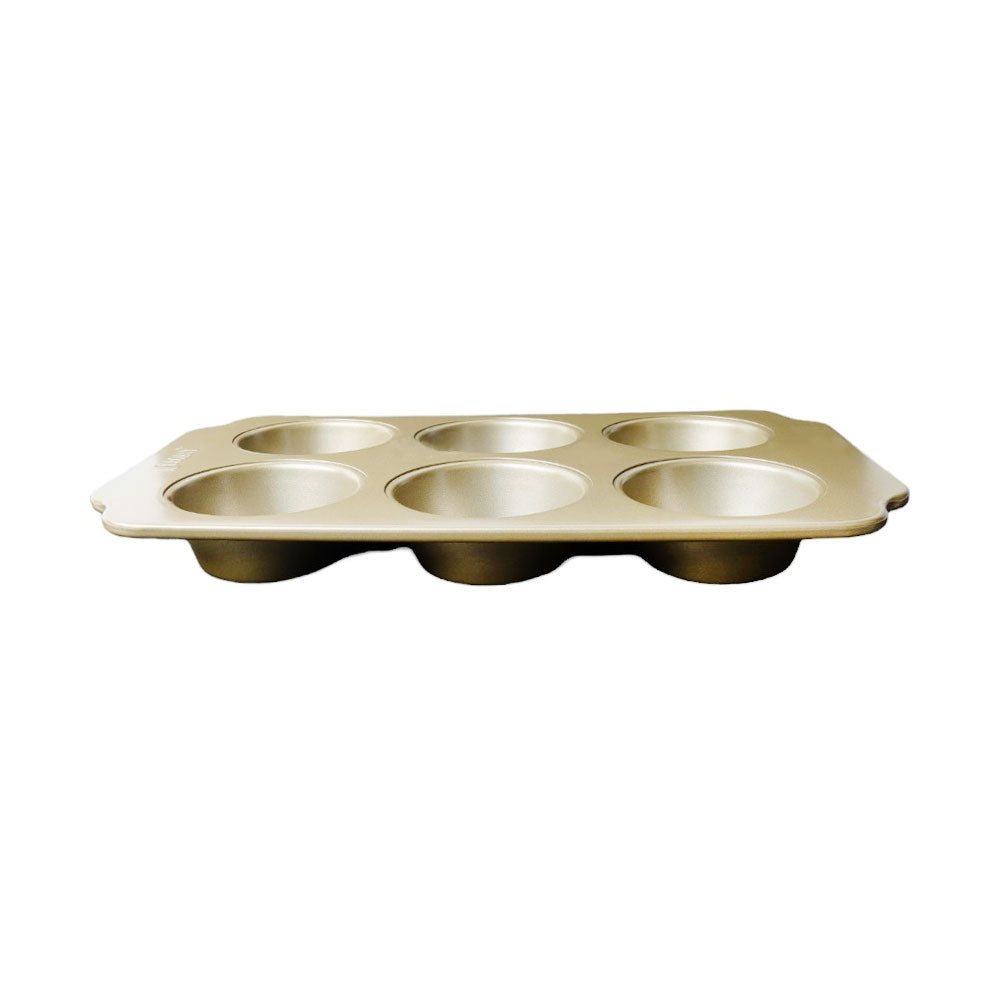MUFFIN PAN 6 CUP ELEGANT EB5204 Default Title - MamasJan Crockery