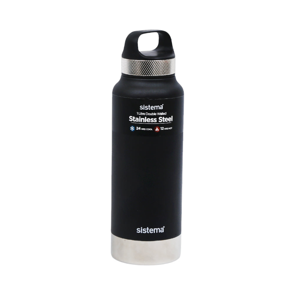 BOTTLE STEEL SISTEMA 1 LTR 585 Default Title - MamasJan Crockery