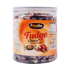 FOODIA FUDGE CHOCO ALMOND TOFEE 400 GM Default Title - MamasJan GroceryFoods