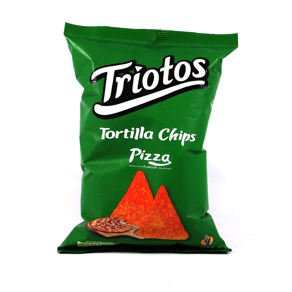 TRIOTOS TORTILLA CHIPS PIZZA 80 GM Default Title - MamasJan Grocery