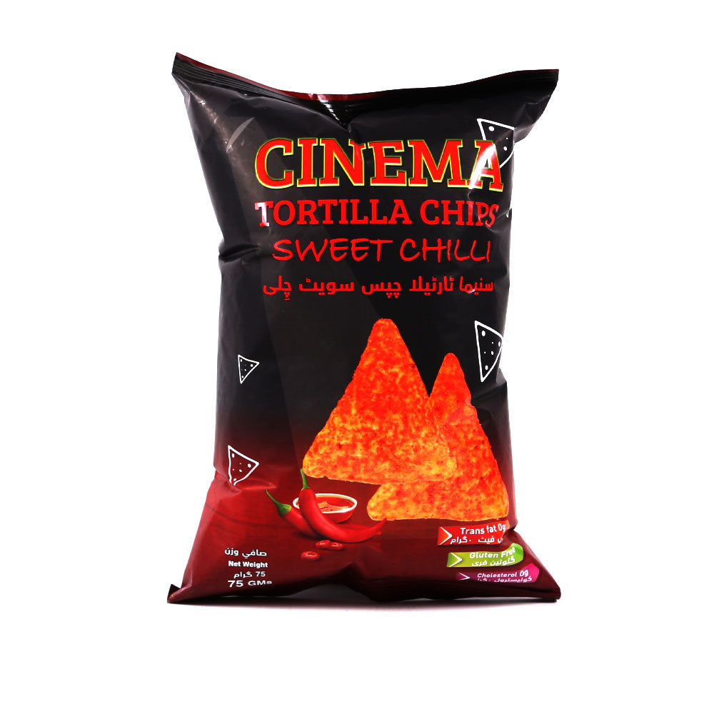 CINEMA SWEET CHILLI TORTILLA CHIPS 75GM Default Title - MamasJan Grocery