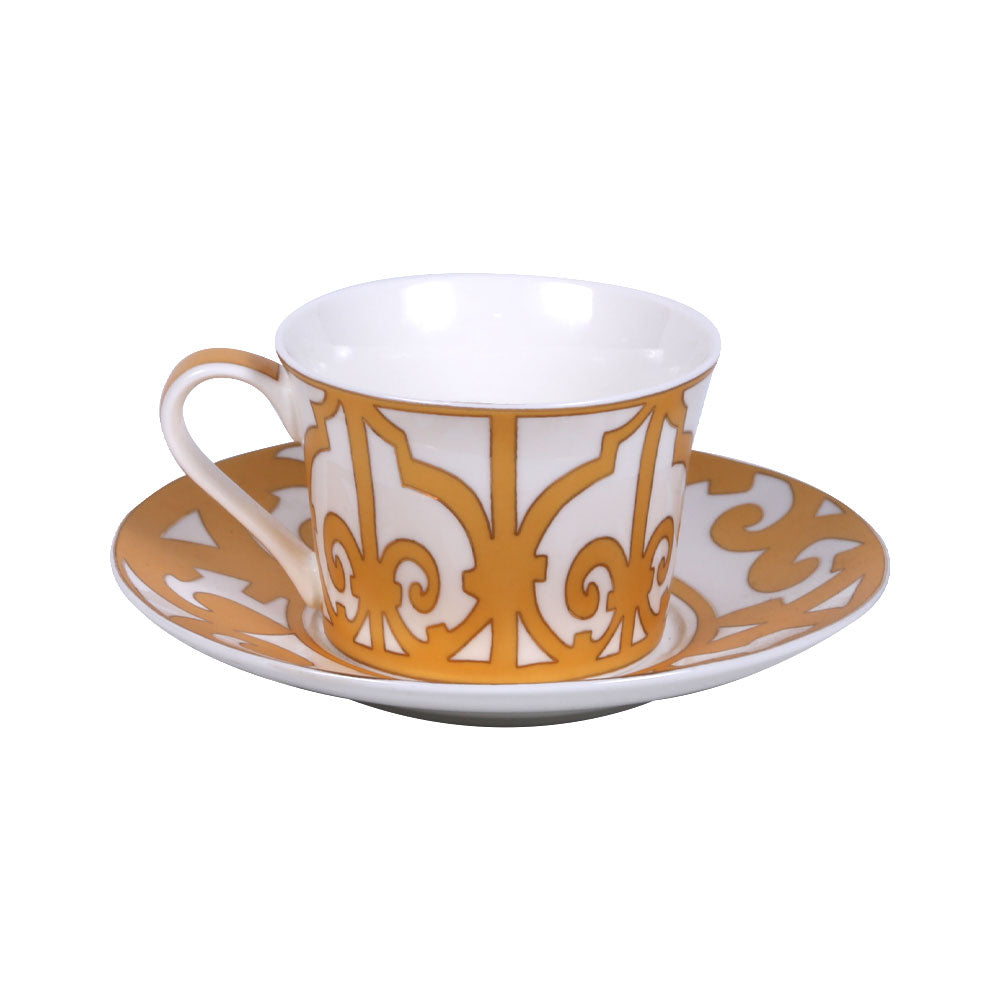 CUP & SAUCER SET ROYAL BISTRO 12PC 12-653N BASIC Default Title - MamasJan Crockery