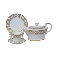 TEA SET 24PC ROYAL BISTRO 24-N13 BASIC Default Title - MamasJan Crockery