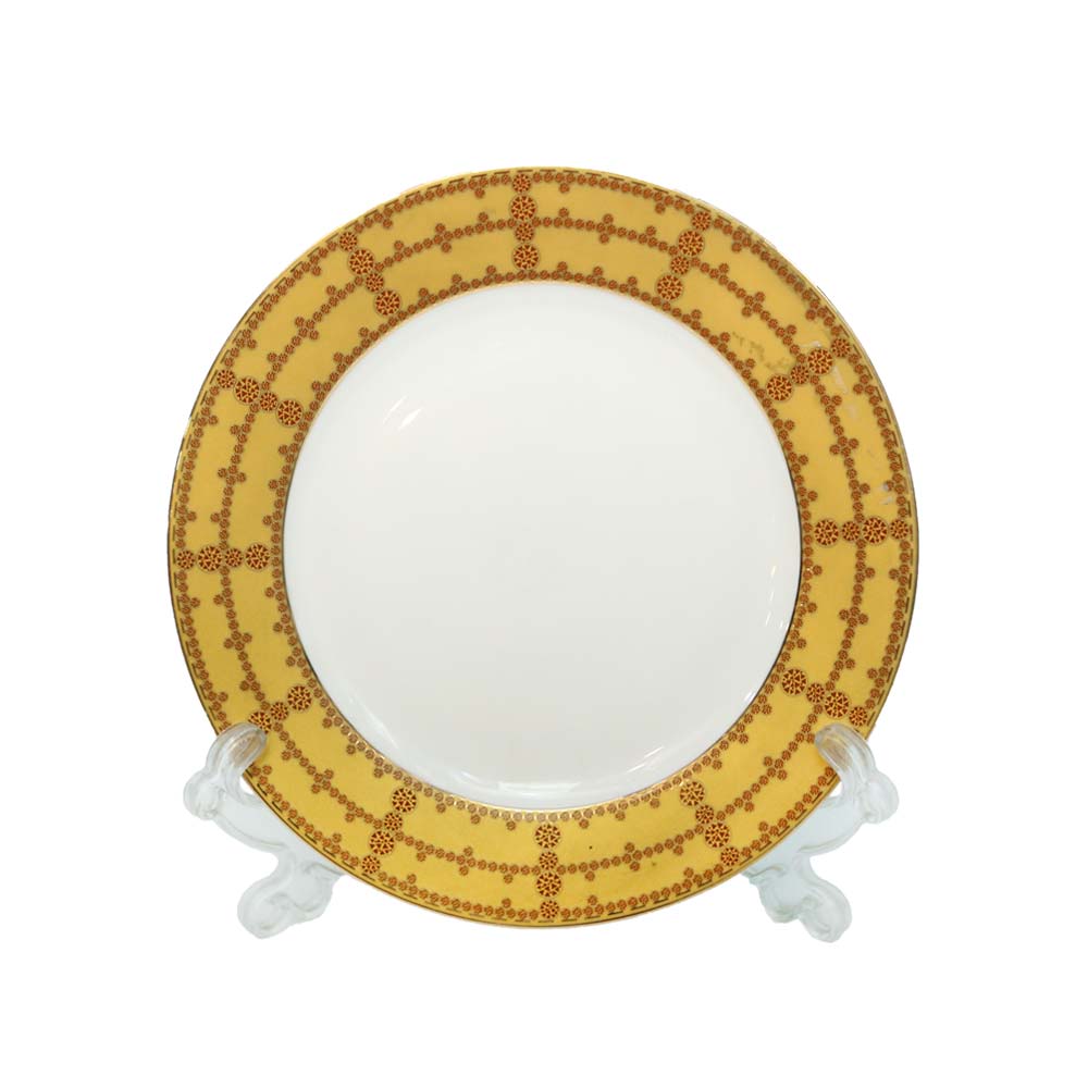 PLATE QUARTER ROYAL BISTRO P-915Y BASIC Default Title - MamasJan Crockery