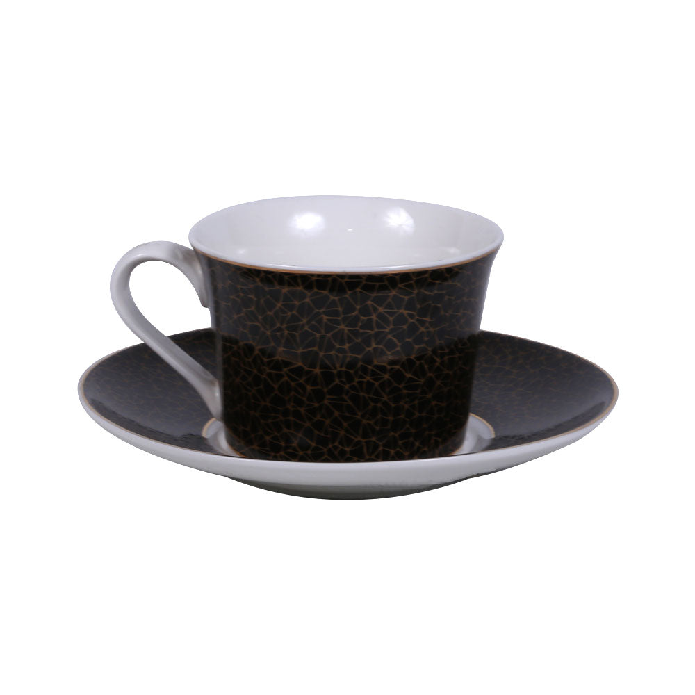 CUP & SAUCER SET ROYAL BISTRO 12PC 12-ZS-207 BASIC Default Title - MamasJan Crockery