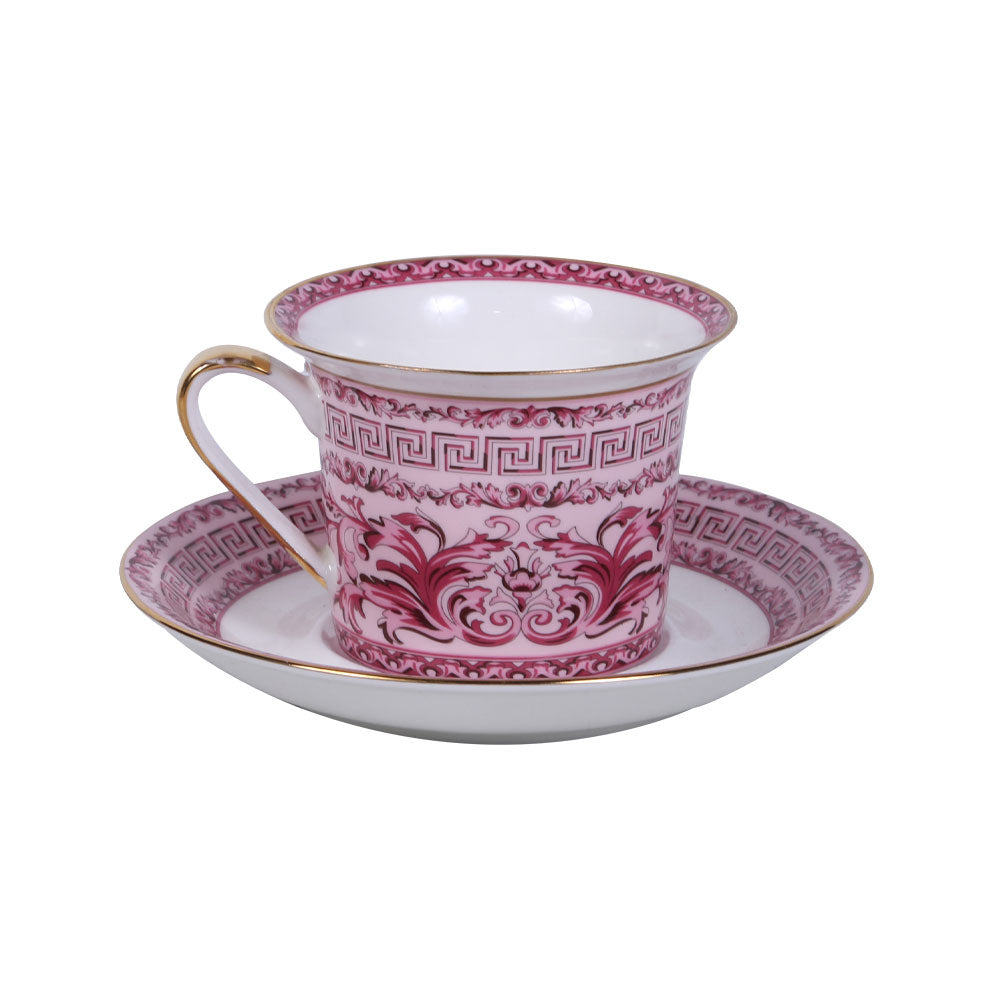 CUP & SAUCER SET ROYAL BISTRO 12PC 12-GR-673P BASIC Default Title - MamasJan Crockery