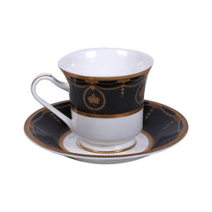 CUP & SAUCER SET ROYAL BISTRO 12PC 12-HH-904B Default Title - MamasJan Crockery