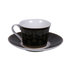 CUP & SAUCER SET ROYAL BISTRO 12PC 12-HH-915B BASIC Default Title - MamasJan Crockery
