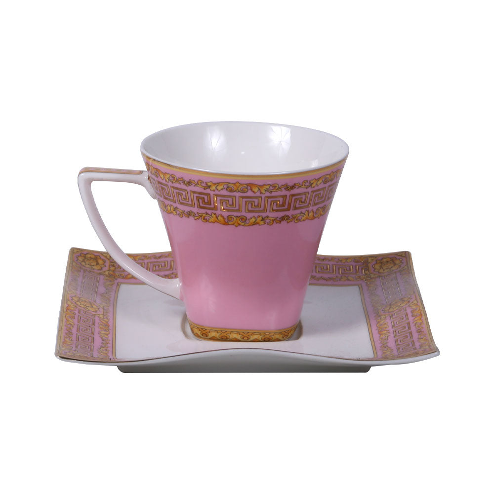 CUP & SAUCER SET ROYAL BISTRO 12PC CS-FX-673P BASIC Default Title - MamasJan Crockery