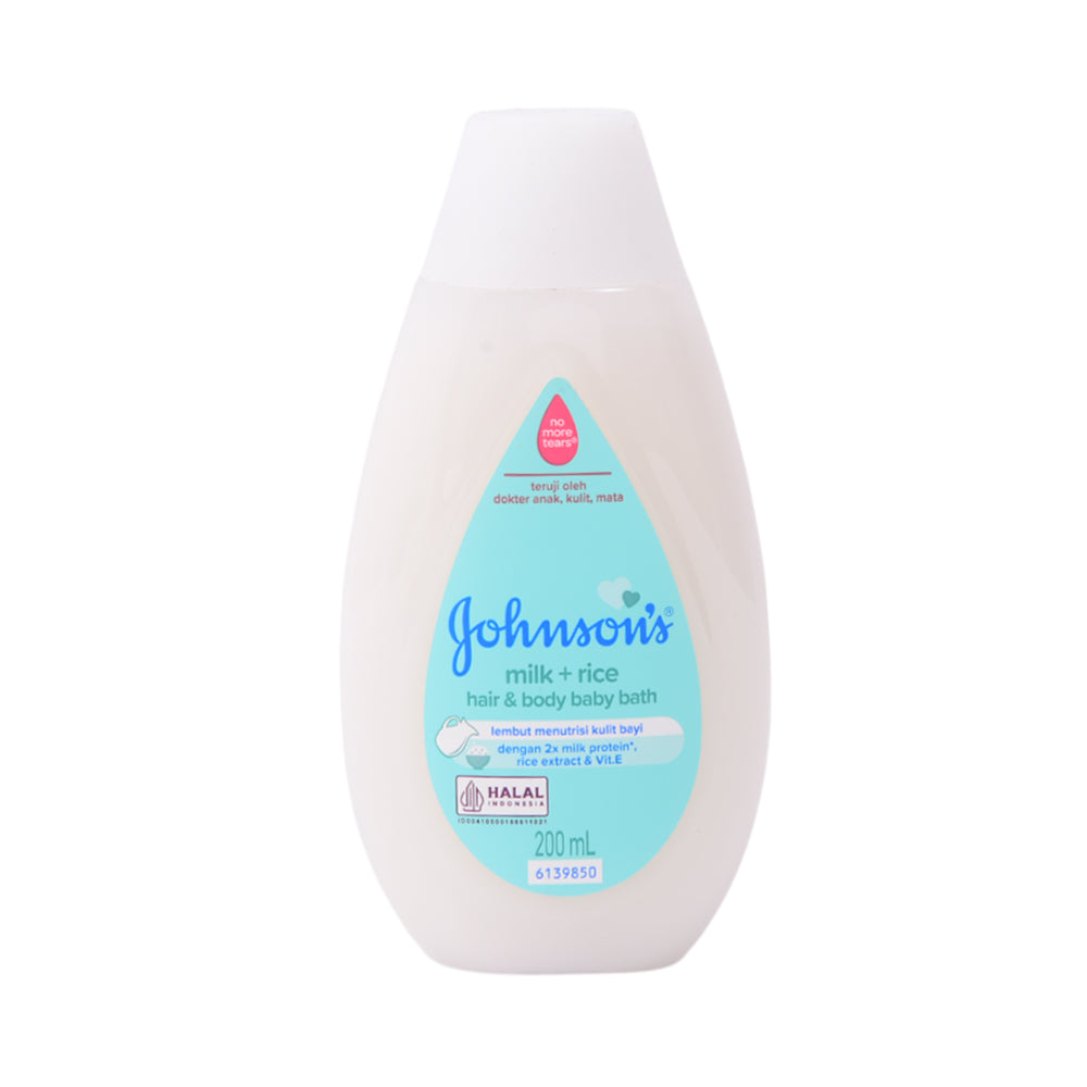 JOHNSONS BABY MILK BATH 200 ML Default Title - MamasJan Grocery Nonfood