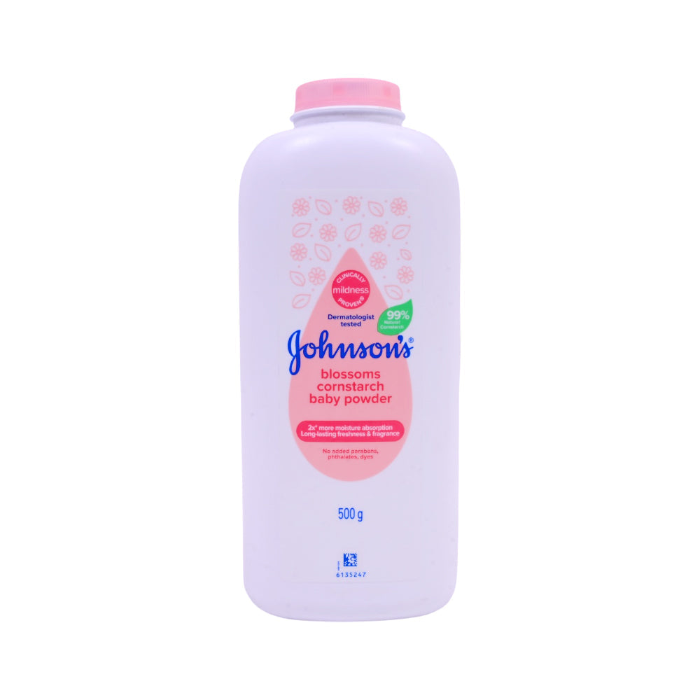 JHONSONS BABY POWDER BLOSSOMS CORNSTARCH 500G Default Title - MamasJan Baby Maternity Care