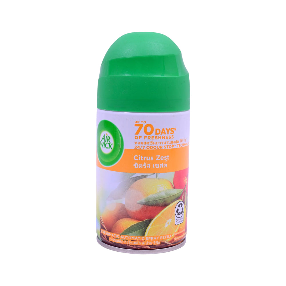 AIRWICK AIR FRESHENER REFILL CITRUS ZEST 250 ML Default Title - MamasJan Grocery Nonfood