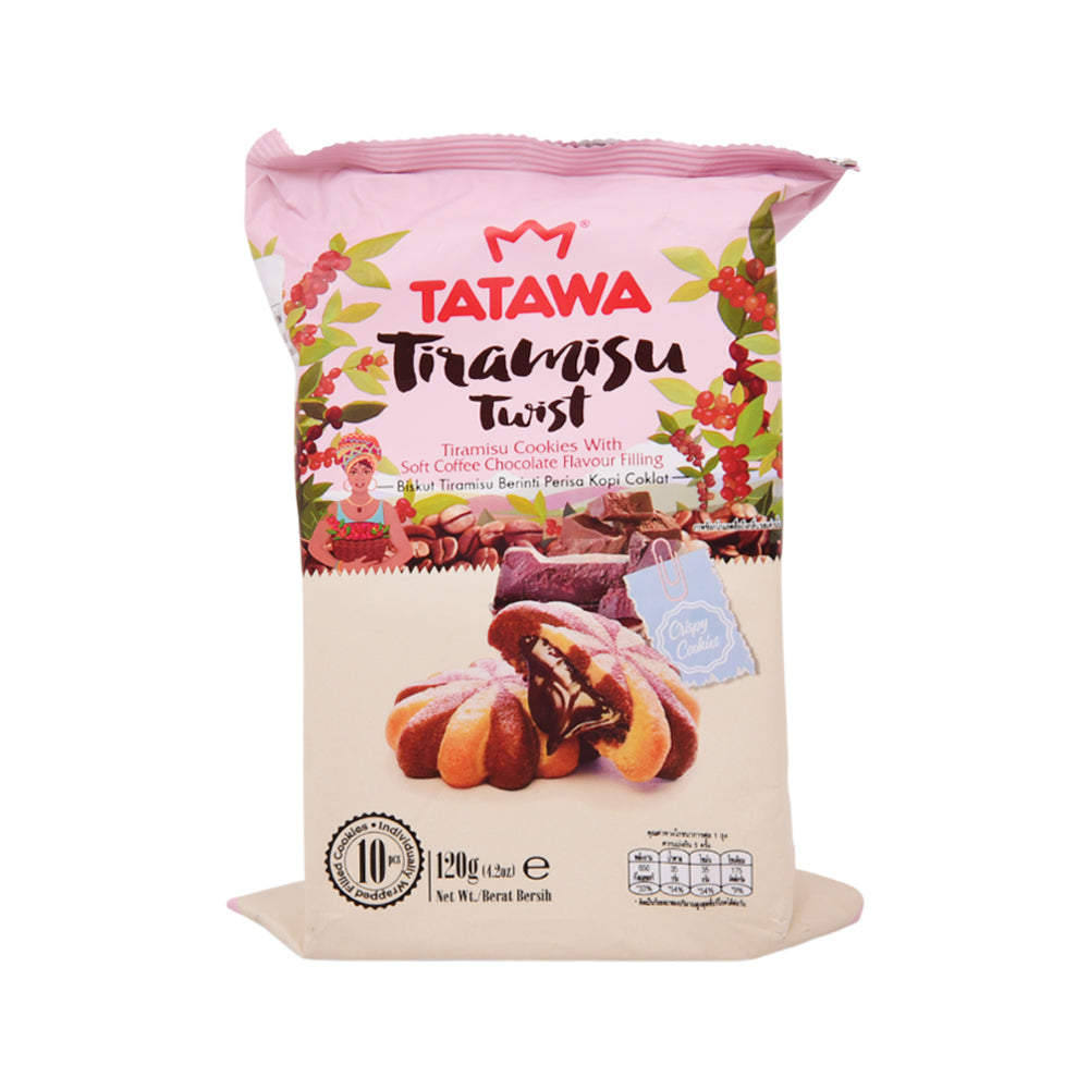 TATAWA COOKIE TIRAMISU TWIST 120 GM Default Title - MamasJan GroceryFoods
