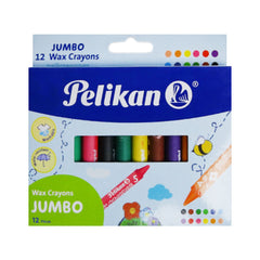 410825 PELIKAN WAX CRAYONS JUMBO 12PC Default Title - MamasJan Toys