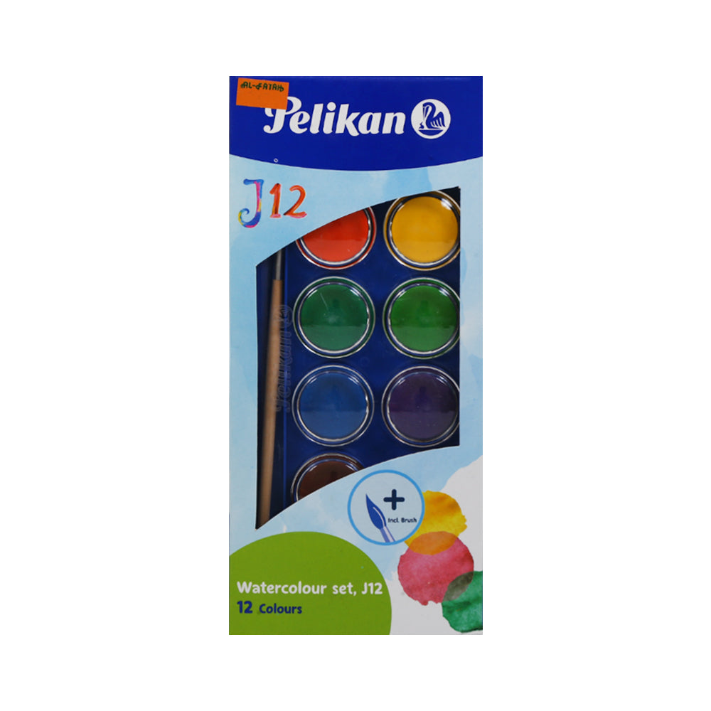 724633 PELIKAN WATER COLOR SET 12COL Default Title - MamasJan Toys
