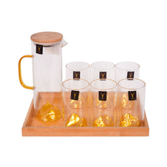 WATER SET 8PC GLOW MAX GPH66/L8 Default Title - MamasJan Crockery