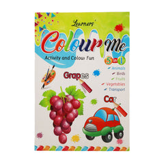 0019 LEARNERS COLOR ME COLORING BOOK 5IN1 Default Title - MamasJan Toys