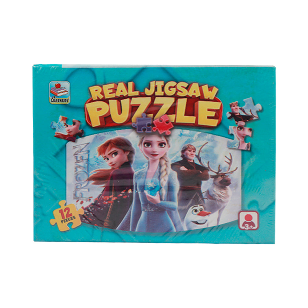 2338 JR.LEARNERS REAL JIGSAW PUZZLE ASST 12PC Default Title - MamasJan Toys