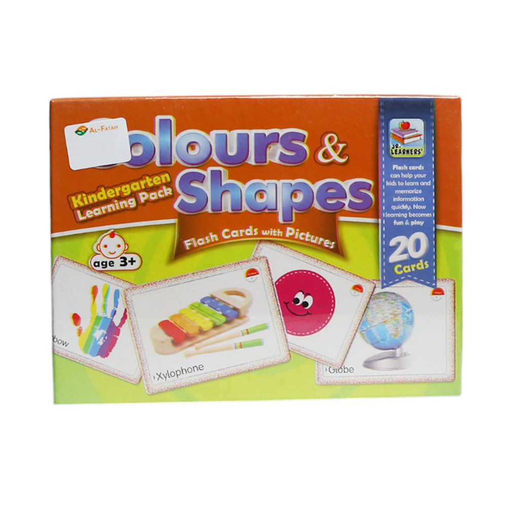 2414 COLOURS & SHAPES FLASH CARDS 20 CARDS Default Title - MamasJan Toys