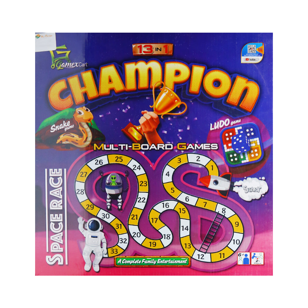 7041 CHAMPION LUDO BOX 13 IN 1 Default Title - MamasJan Toys