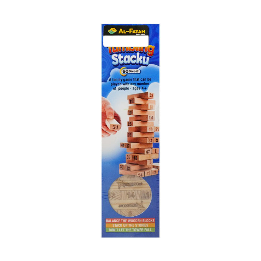 7141 GAMEXCART TUMBLING STACKU GAME 60PC Default Title - MamasJan Toys