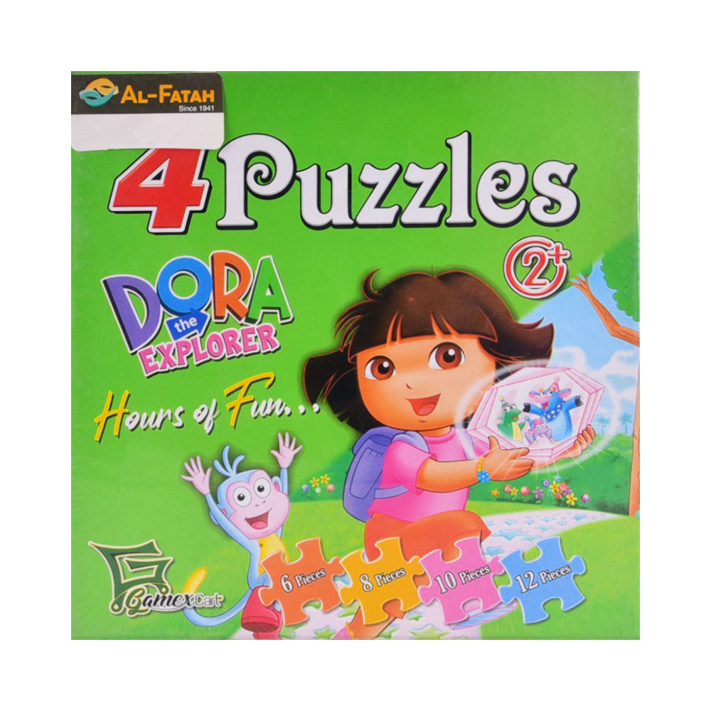8505 GAMEXCART 4 PUZZLE DORA Default Title - MamasJan Toys