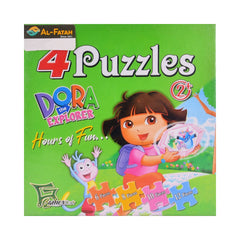 8505 GAMEXCART 4 PUZZLE DORA Default Title - MamasJan Toys