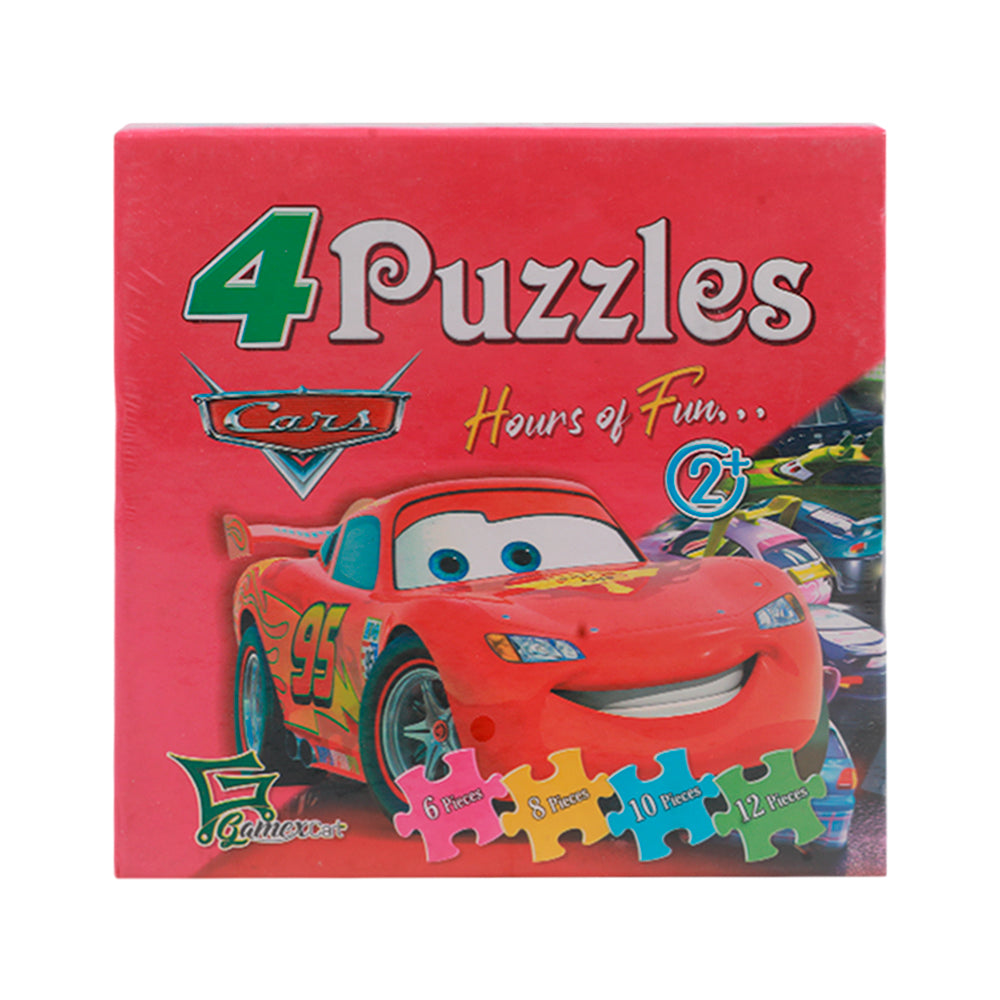 8511 GAMEXCART 4 PUZZLE CARS Default Title - MamasJan Toys