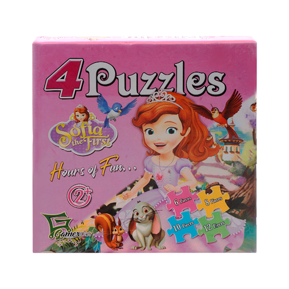 8518 GAMEXCART 4 PUZZLE SOFIA Default Title - MamasJan Toys