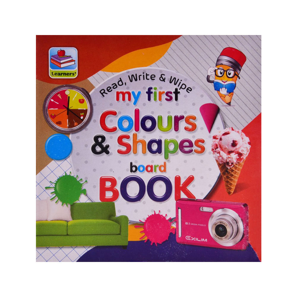 2076 LEARNERS MY FIRST BOARD BOOK COLORS & SHAPES Default Title - MamasJan Toys
