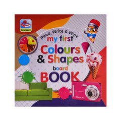 2076 LEARNERS MY FIRST BOARD BOOK COLORS & SHAPES Default Title - MamasJan Toys