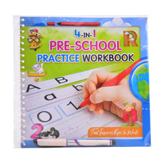 9109 MR.ART MAGIC 4IN1 PRE SCHOOL PRACTICE WORKBOOK Default Title - MamasJan Toys