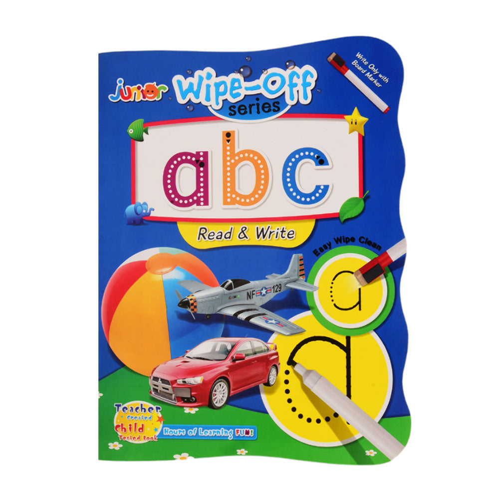 1994 JUNIOR WIPE OFF READING & WRITING BOOK ABC (SMALL) Default Title - MamasJan Toys