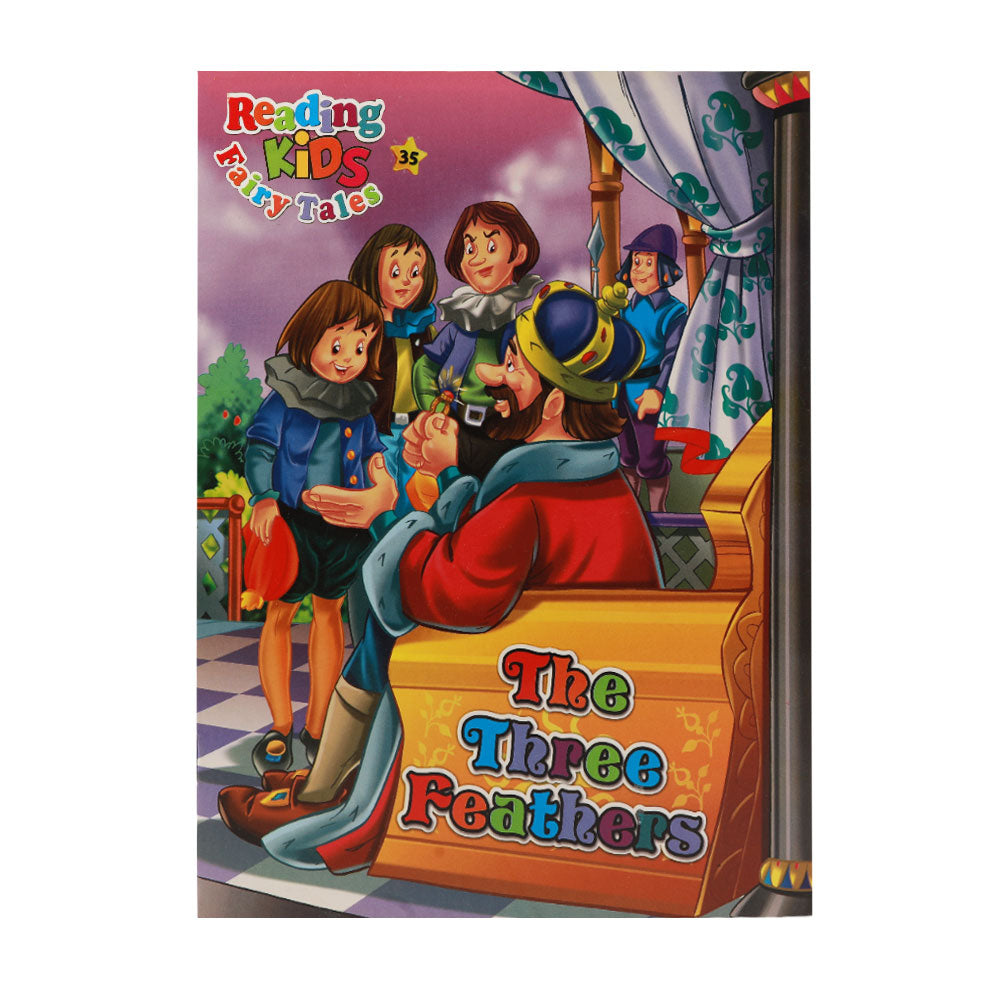 2602-E35 READING KIDS STORY BOOK THE THREE FEATHERS Default Title - MamasJan Toys