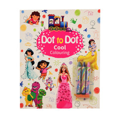 0052 DOT TO DOT COOL COLORING BOOK A.M Default Title - MamasJan Toys