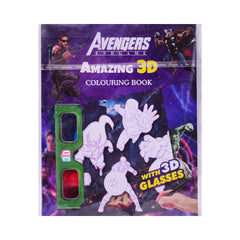 6948 AVENGERS END GAME 3D COLORING BOOK A.M Default Title - MamasJan Toys
