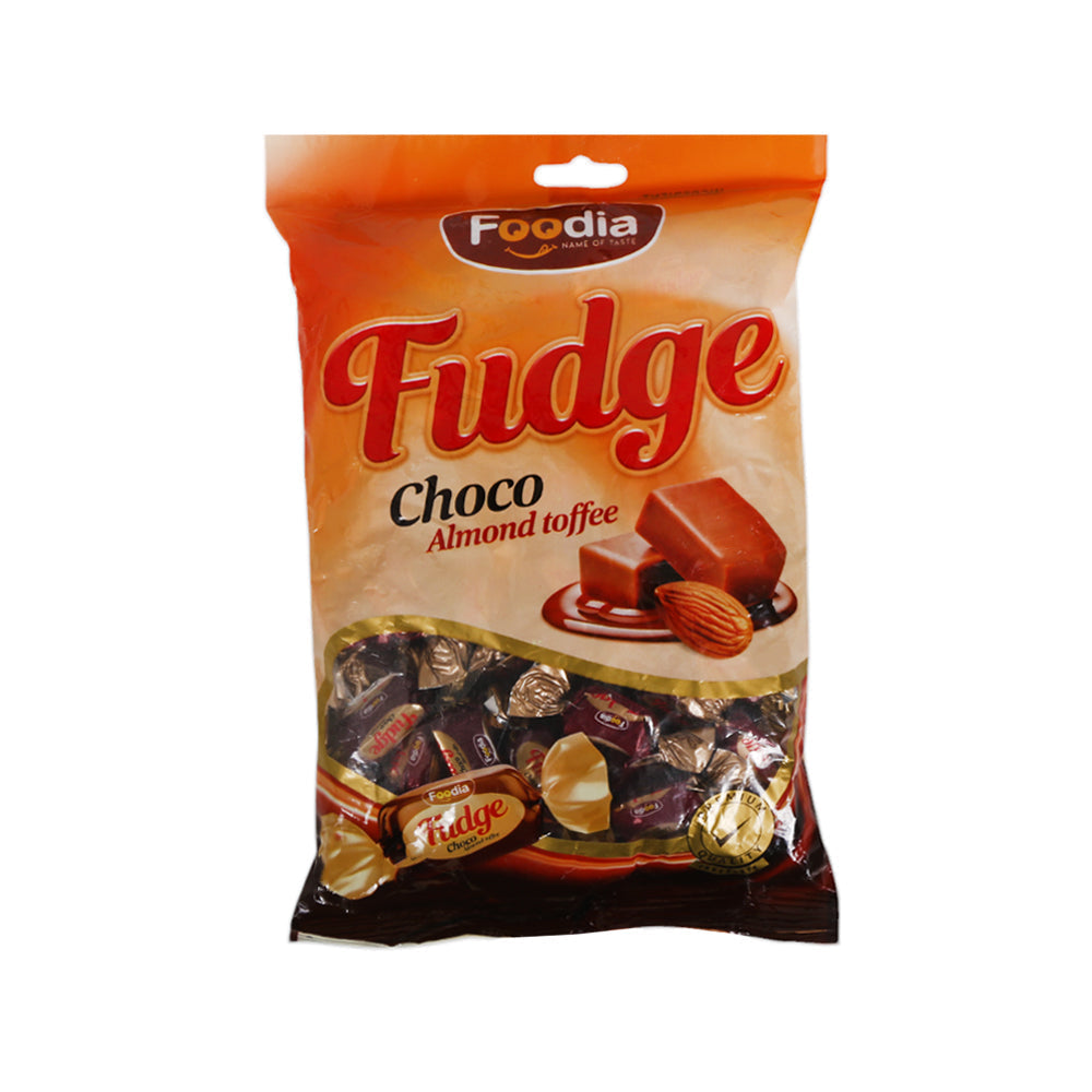FOODIA FUDGE CHOCO ALMOND TOFEE 600 GM Default Title - MamasJan GroceryFoods