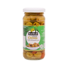 DEW DROP OLIVES GREEN STUFFED 230 GM Default Title - MamasJan GroceryFoods