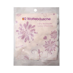 WATTEBAUSCHE COTTON BALLS 80PC IR 4-1 Default Title - MamasJan Makeup