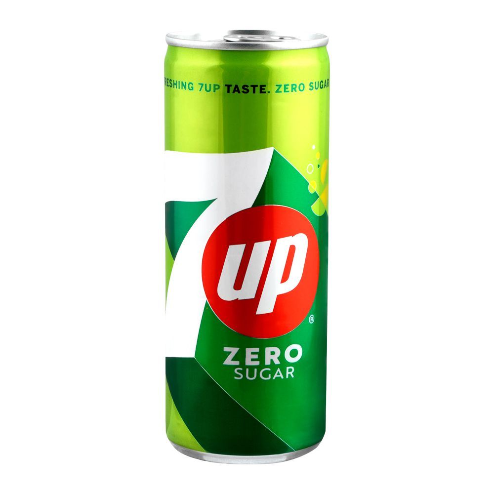 7 UP ZERO SUGAR LOCAL TIN 250 ML Default Title - MamasJan Grocery