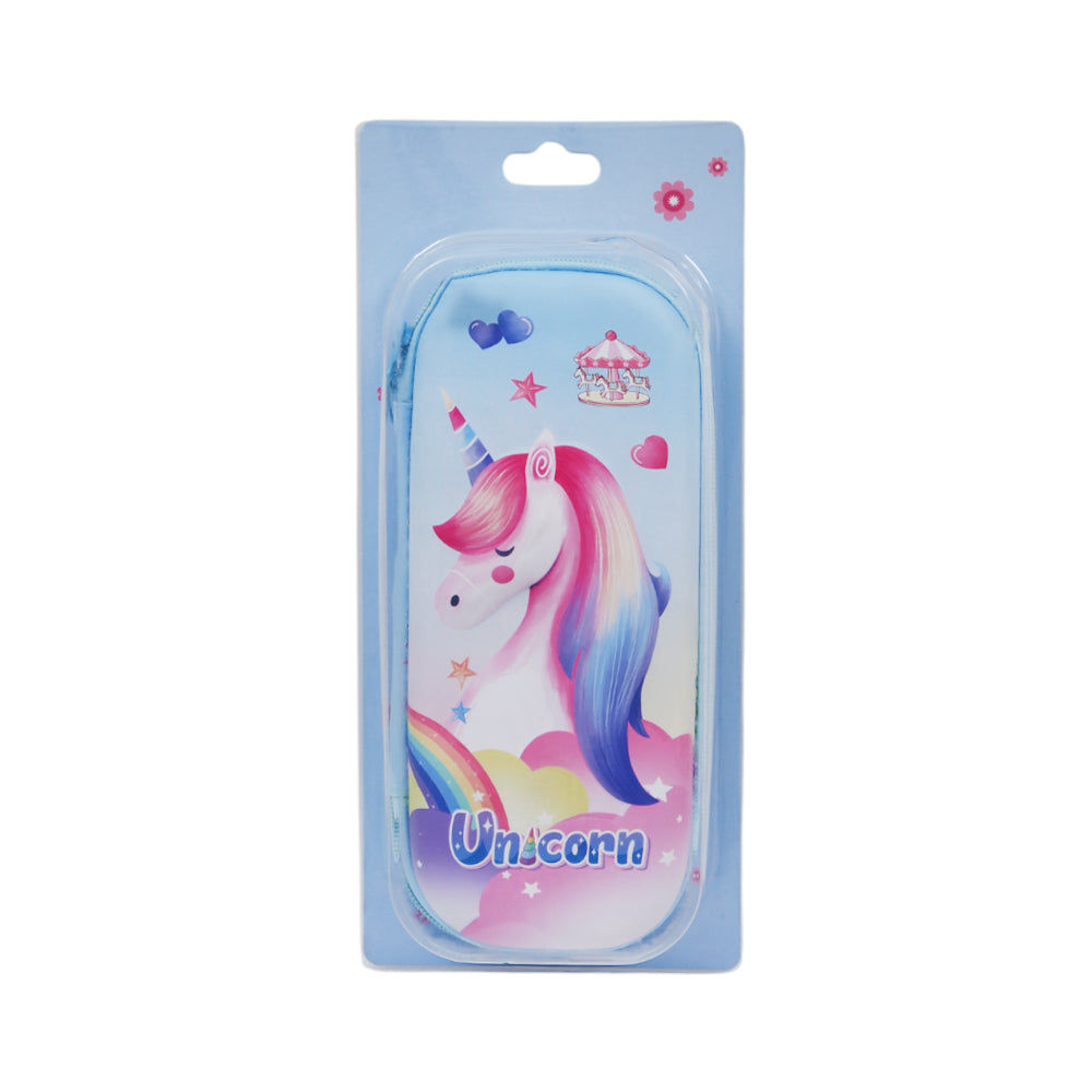 6525 PENCIL POUCH WITH ZIPPER UNICORN Default Title - MamasJan Toys