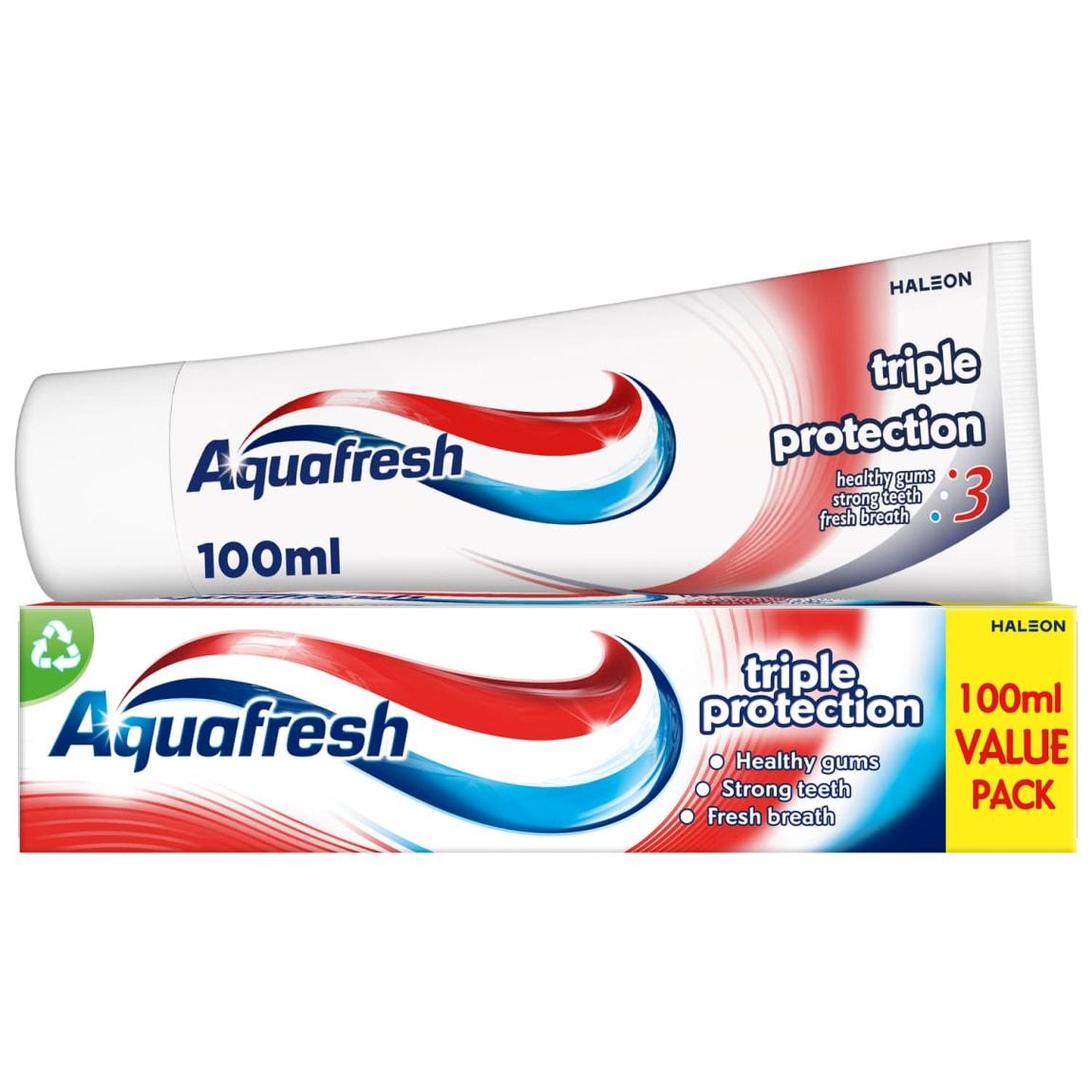 Aqua Fresh Toothpaste Triple Protection 100Ml
